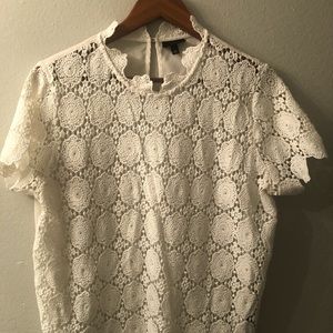 Lace white blouse